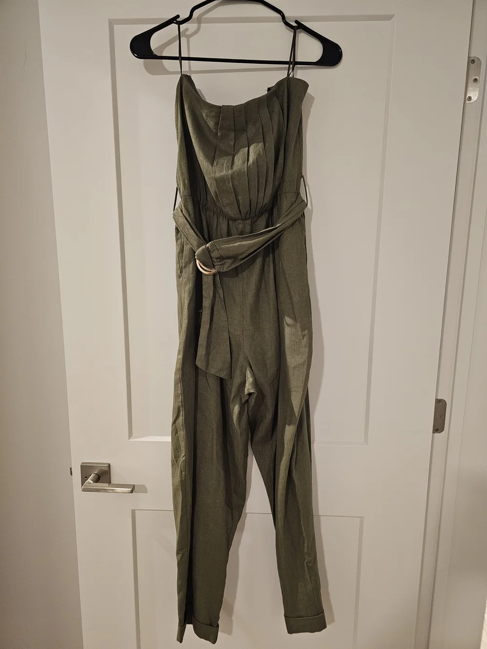 Olive Green Zara Jumpsuit with Belt